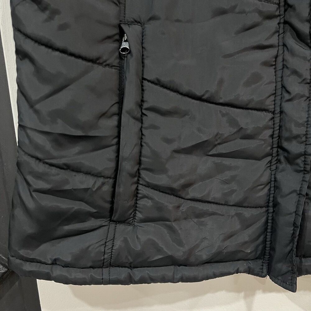J America Women’s Ohio State Black Puffer Vest Size Small Varsity College - Picture 3 of 10